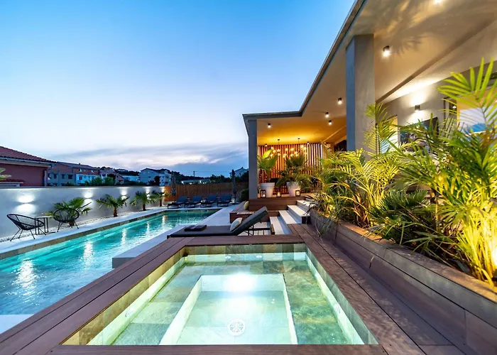 Villa Private Wellness On Rab - Rab With Pool Jacuzzi Sauna And Total Privacy