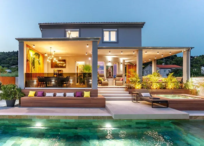Villa Private Wellness On Rab - Rab With Pool Jacuzzi Sauna And Total Privacy *