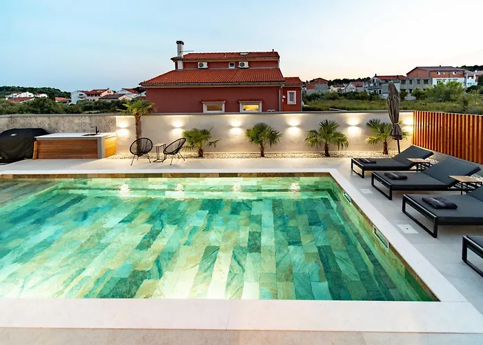Private Wellness On Rab - Rab With Pool Jacuzzi Sauna And Total Privacy Villa Rab Town