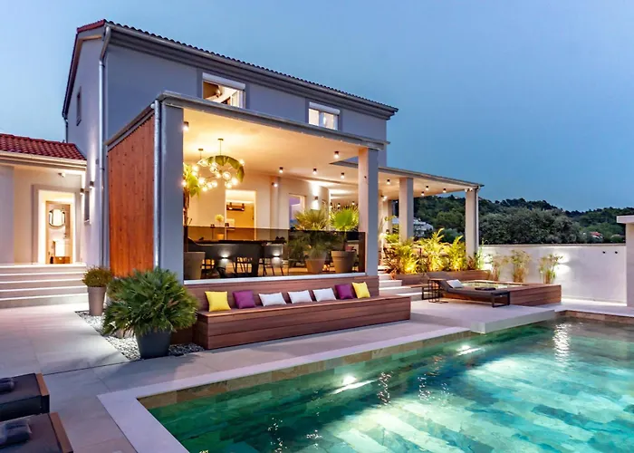 Villa Private Wellness On Rab - Rab With Pool Jacuzzi Sauna And Total Privacy *
